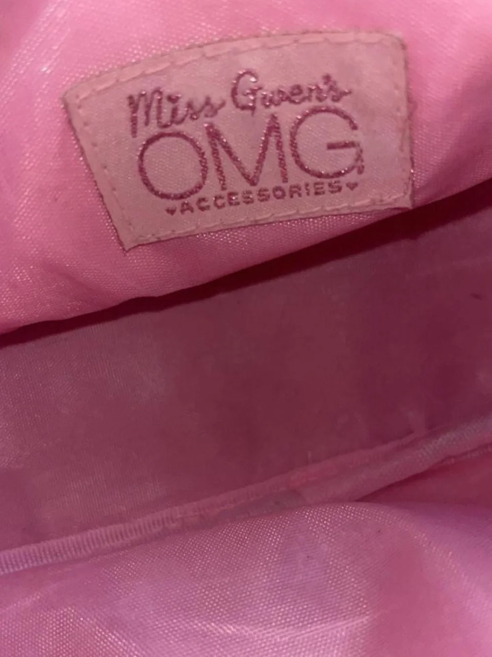 Pink Heart Sequin Cosmetic Case - Straw Texture